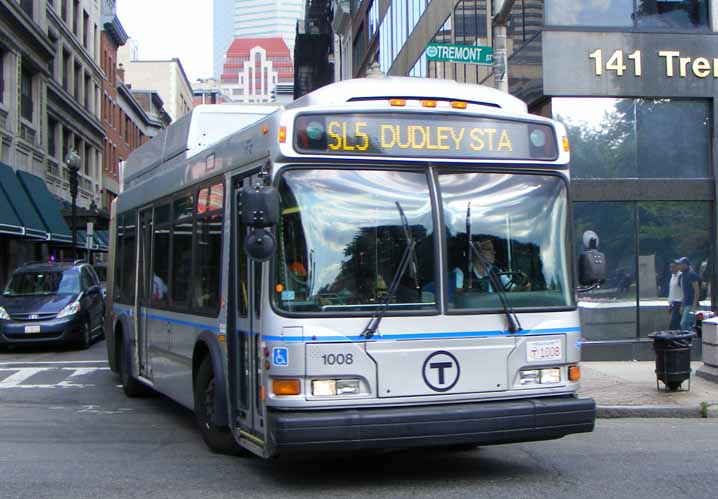 MBTA Boston Neoplan AN460LF Silver Line 1008